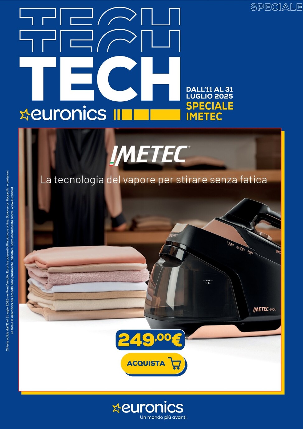 Volantino Euronics - Speciale Imetec valido dal 11/07 al 31/07