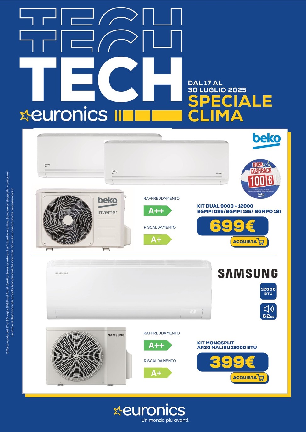Volantino Euronics - Speciale Clima valido dal 17/07 al 30/07