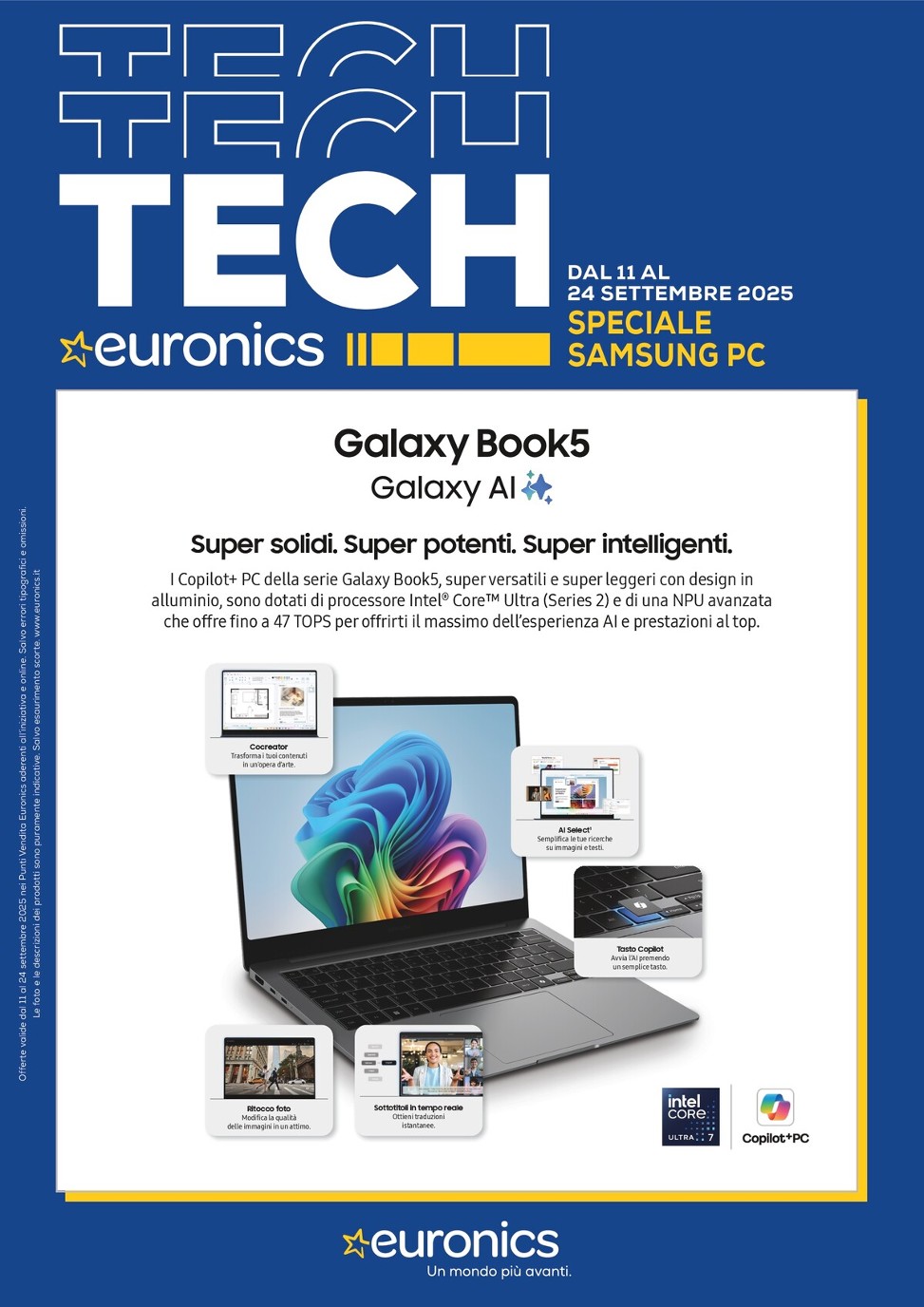 Volantino Euronics - Speciale Samsung Telefonia valido dal 11/09 al 24/09