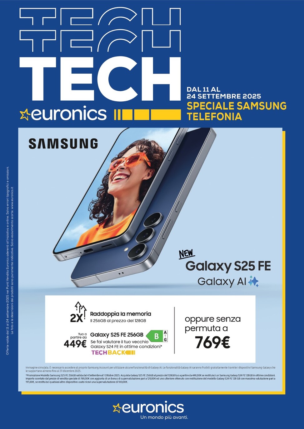 Volantino Euronics - Samsung Telefonia valido dal 11/09 al 24/09