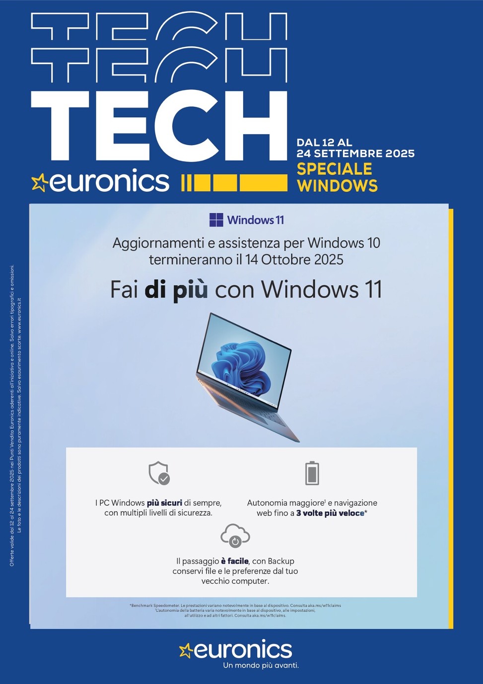 Volantino Euronics - Speciale Microsoft valido dal 12/09 al 24/09
