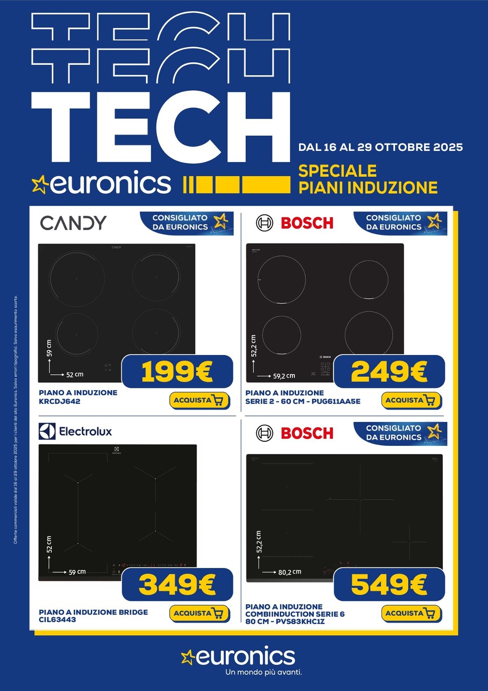 Volantino Euronics - Speciale Piani Induzione valido dal 16/10 al 29/10