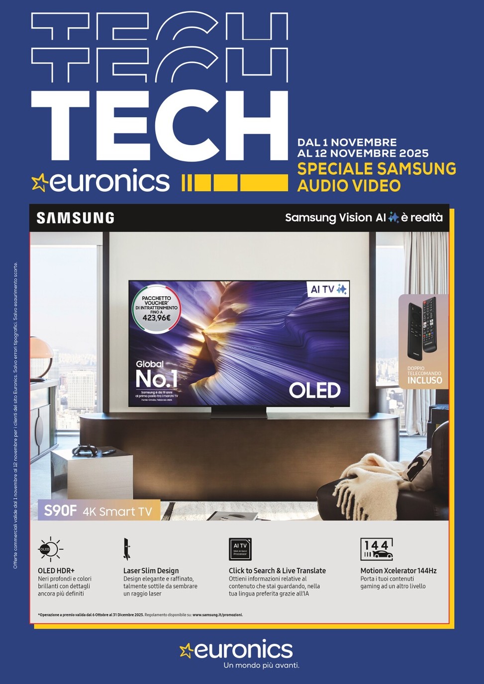 Volantino Euronics - Speciale Samsung Audio Video valido dal 01/11 al 11/11