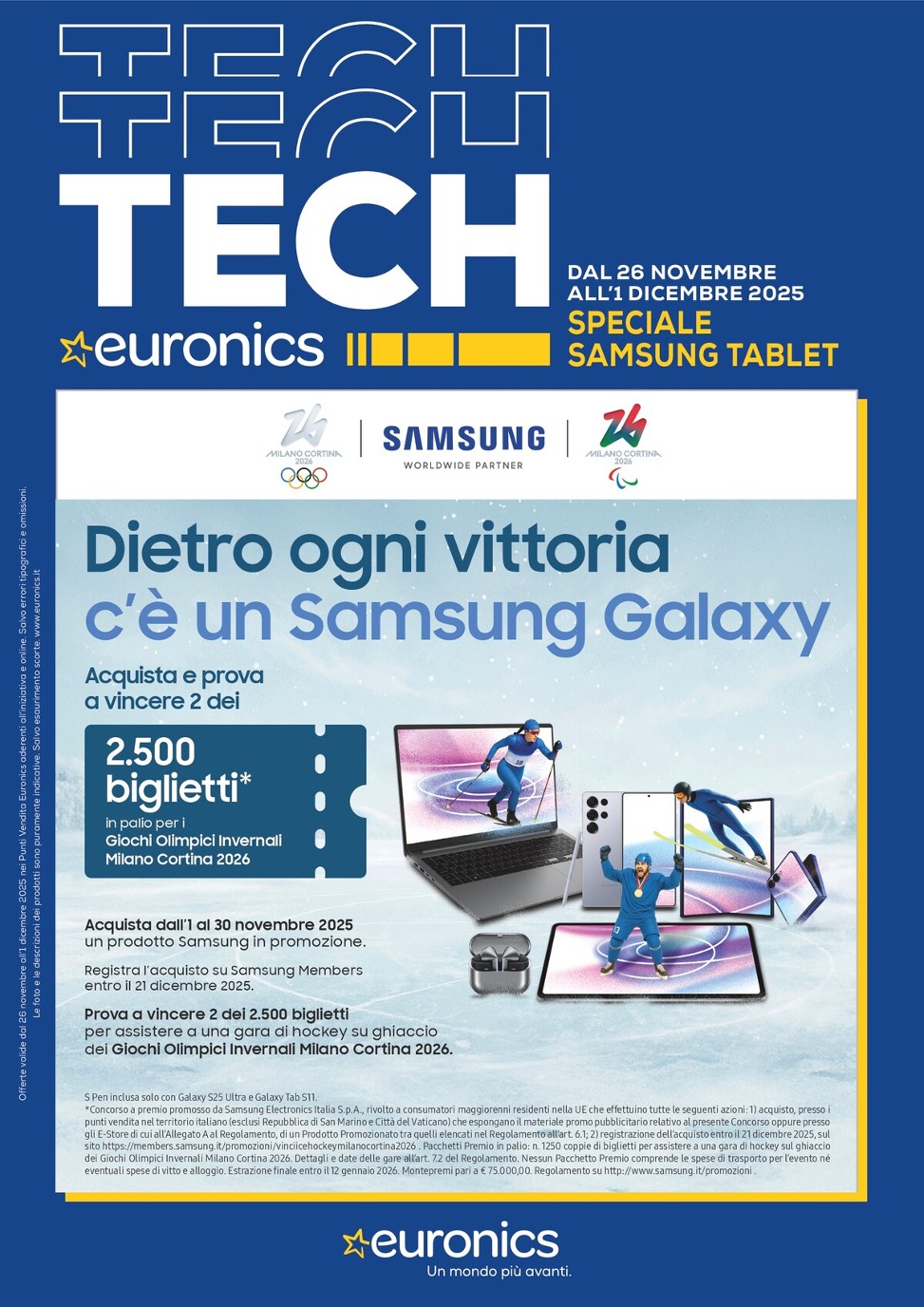 Volantino Euronics - Speciale Samsung valido dal 26/11 al 01/12