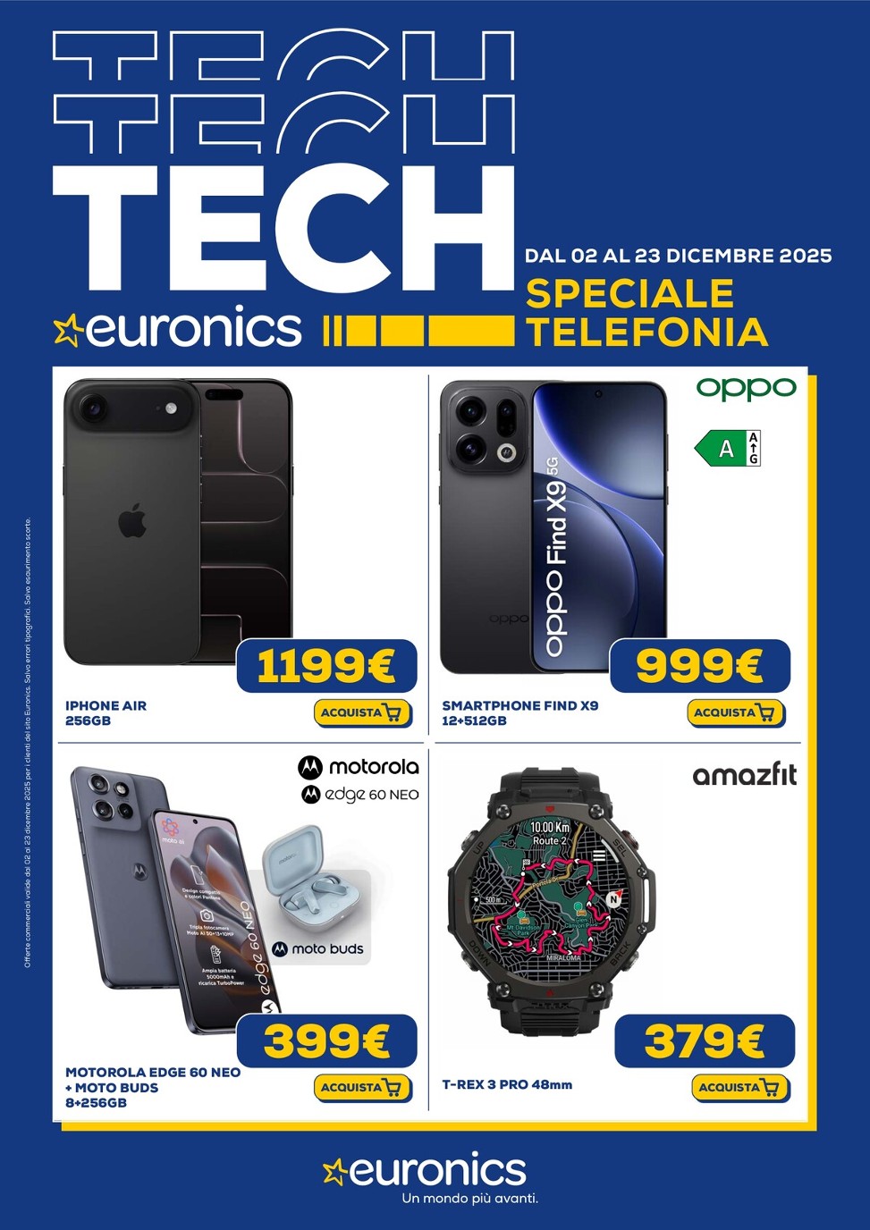 Volantino Euronics - Speciale Telefonia valido dal 02/12 al 23/12