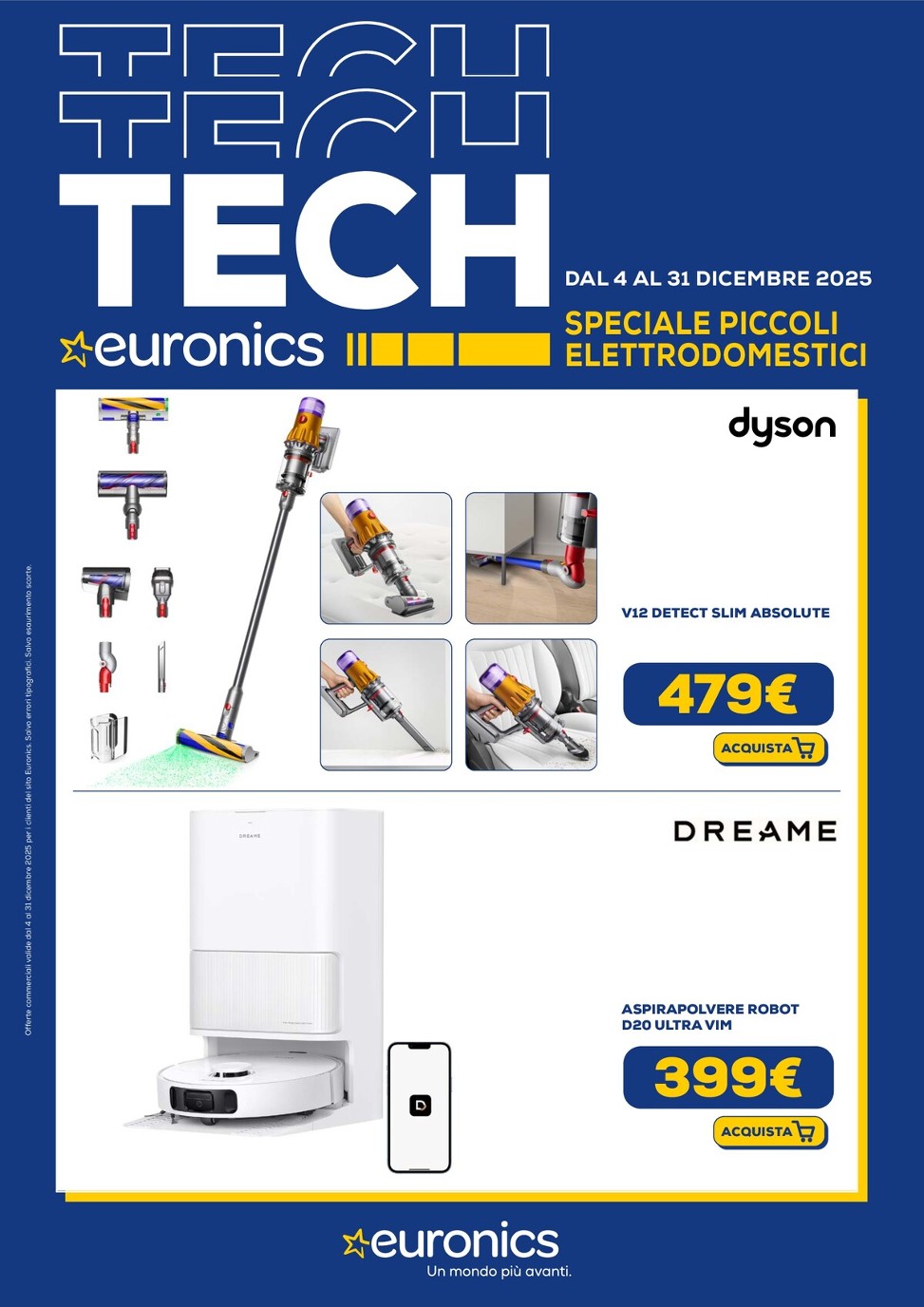 Volantino Euronics - Speciale Piccoli Elettrodomestici valido dal 04/12 al 31/12