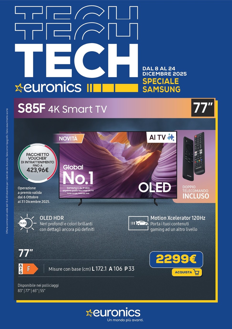 Volantino Euronics - Speciale Samsung valido dal 08/12 al 24/12