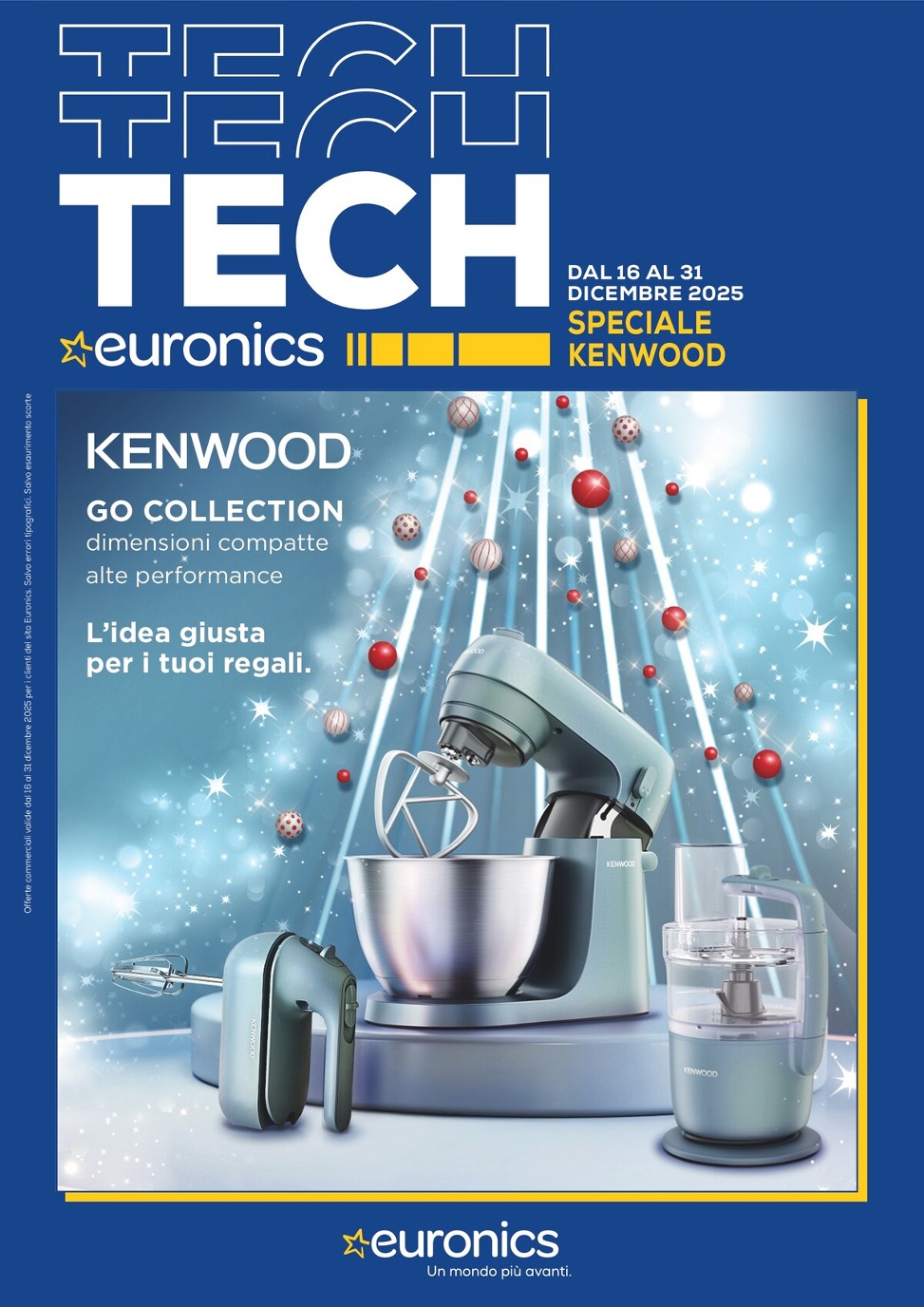 Volantino Euronics - Speciale Kenwood valido dal 16/12 al 31/12