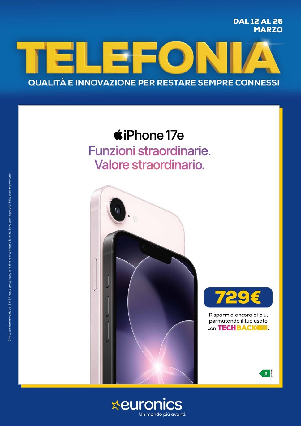 Volantino Euronics - Speciale Telefonia valido dal 12/03/2026 al 25/03/2026