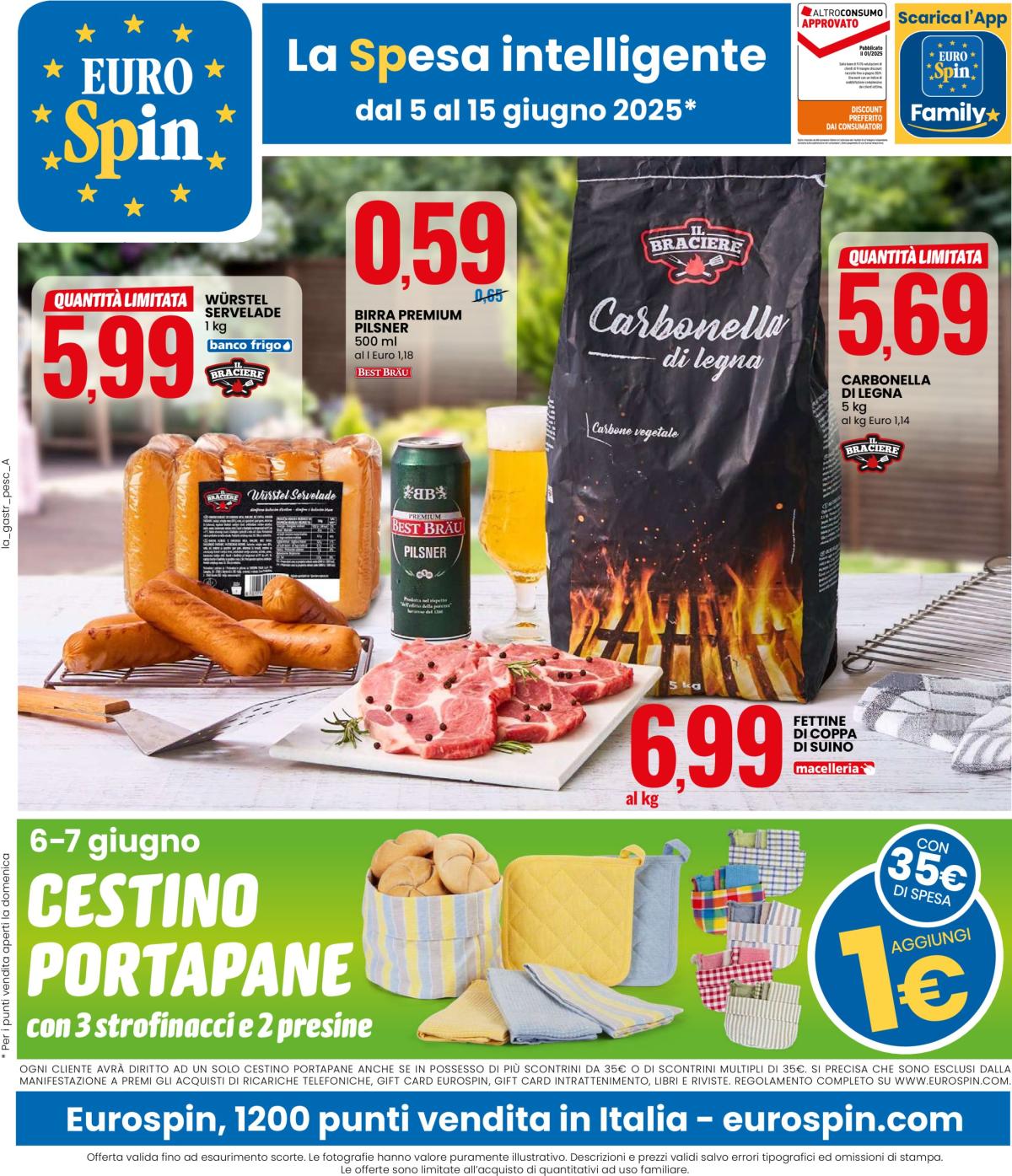 Volantino Eurospin valido dal 05/06 al 15/06