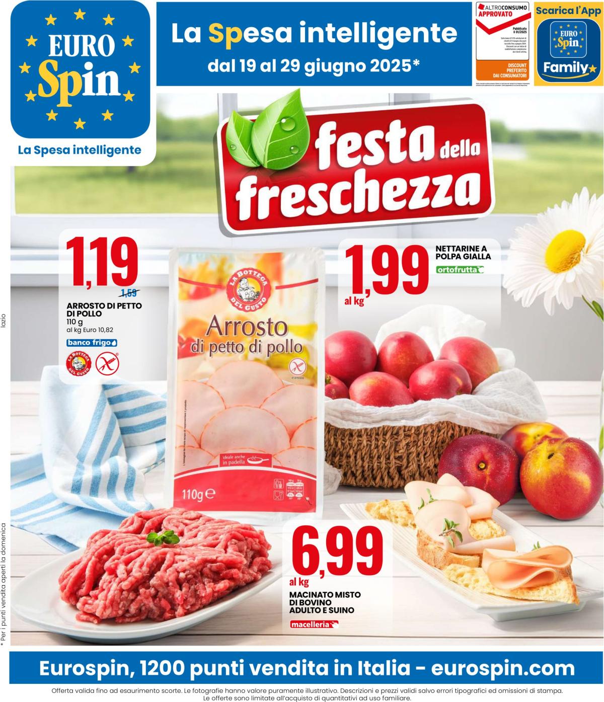 Volantino Eurospin valido dal 19/06 al 29/06