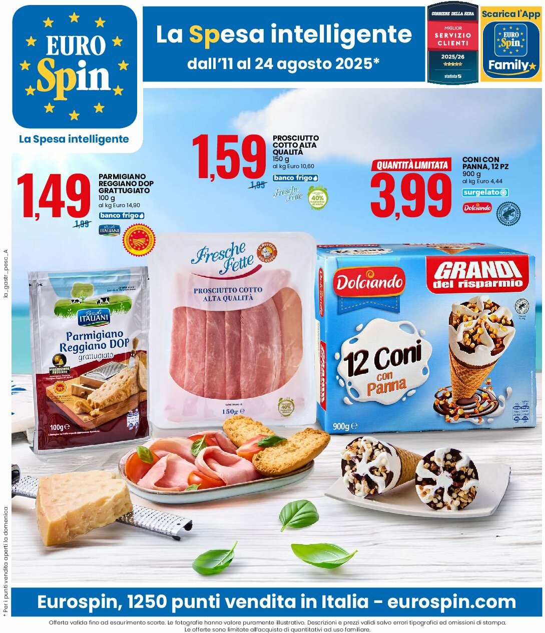Volantino Eurospin valido dal 11/08 al 24/08