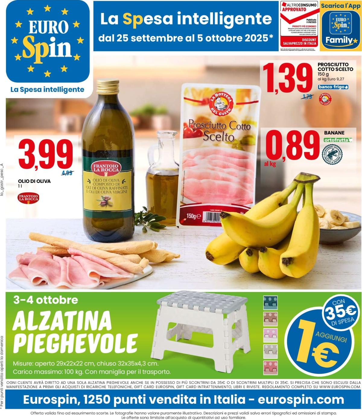 Volantino Eurospin valido dal 25/09 al 05/10