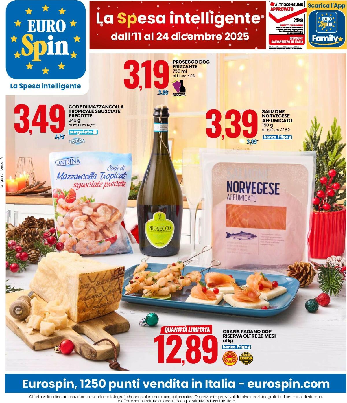 Volantino Eurospin valido dal 11/12 al 24/12