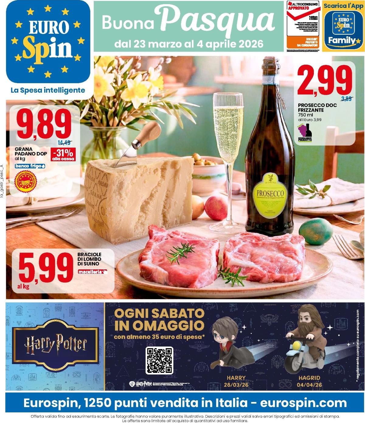 Volantino Eurospin valido dal 23/03/2026 al 04/04/2026