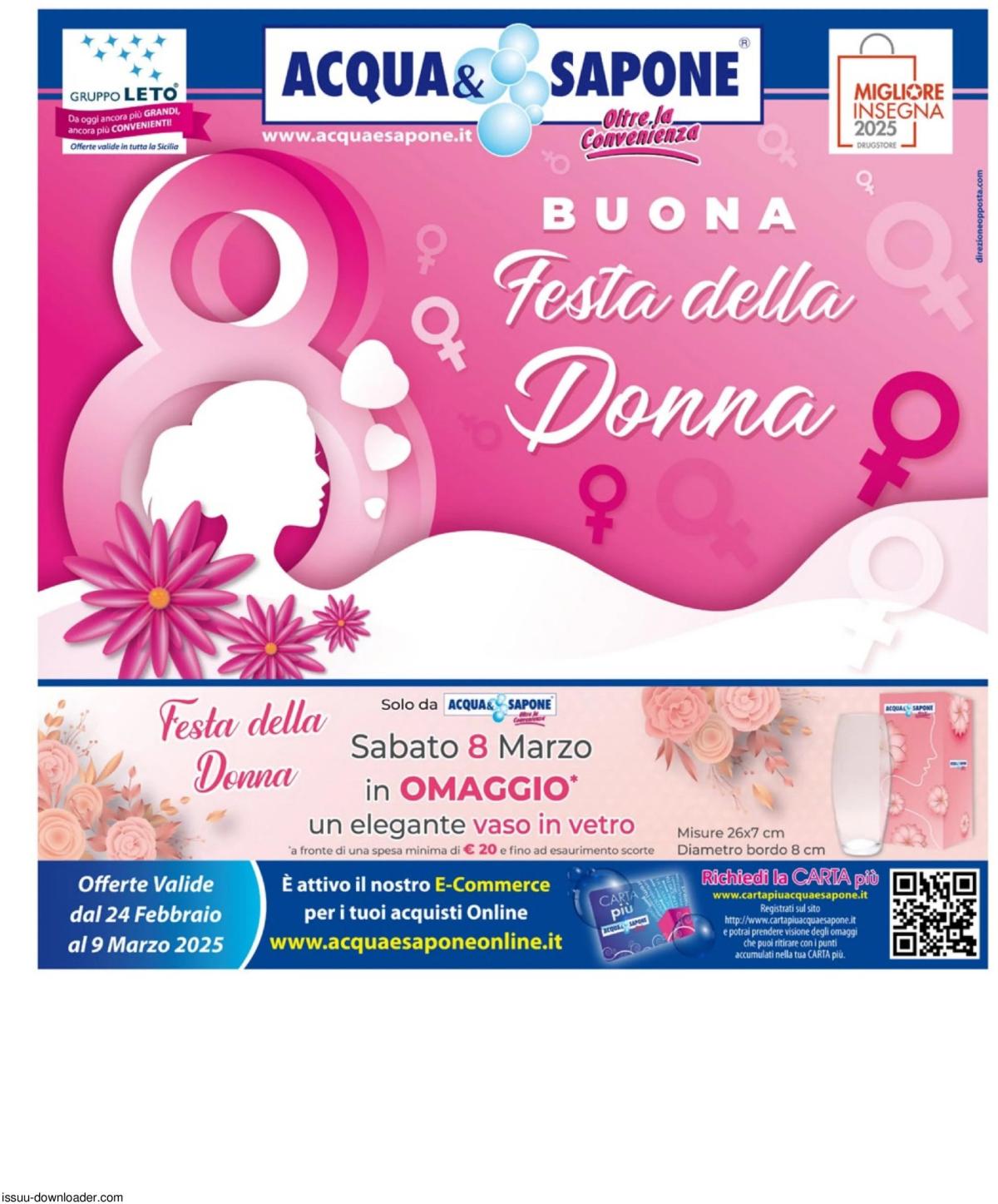 Volantino Acqua e Sapone valido dal 24/02 al 09/03