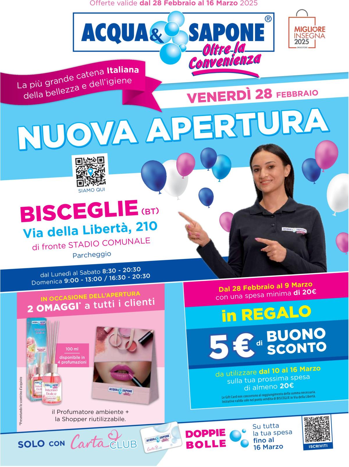 Volantino Acqua e Sapone - Bisceglie valido dal 28/02 al 16/03