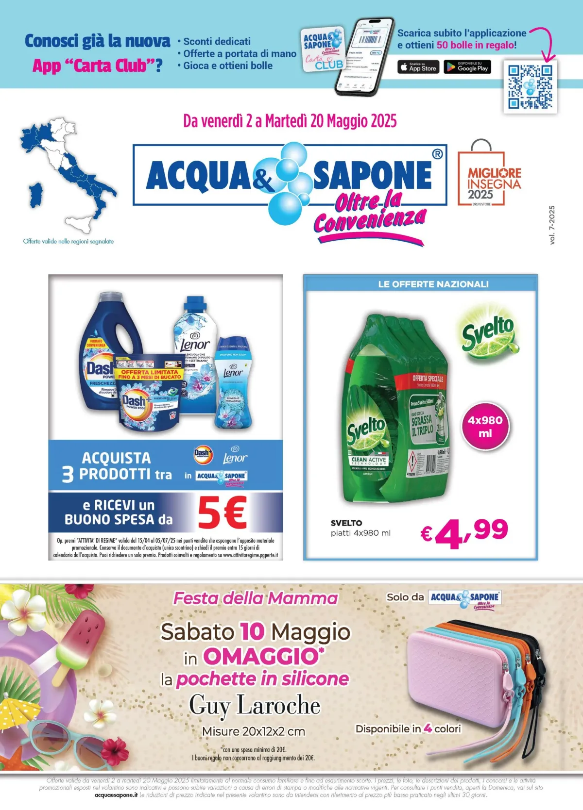 Volantino Acqua e Sapone valido dal 02/05 al 20/05