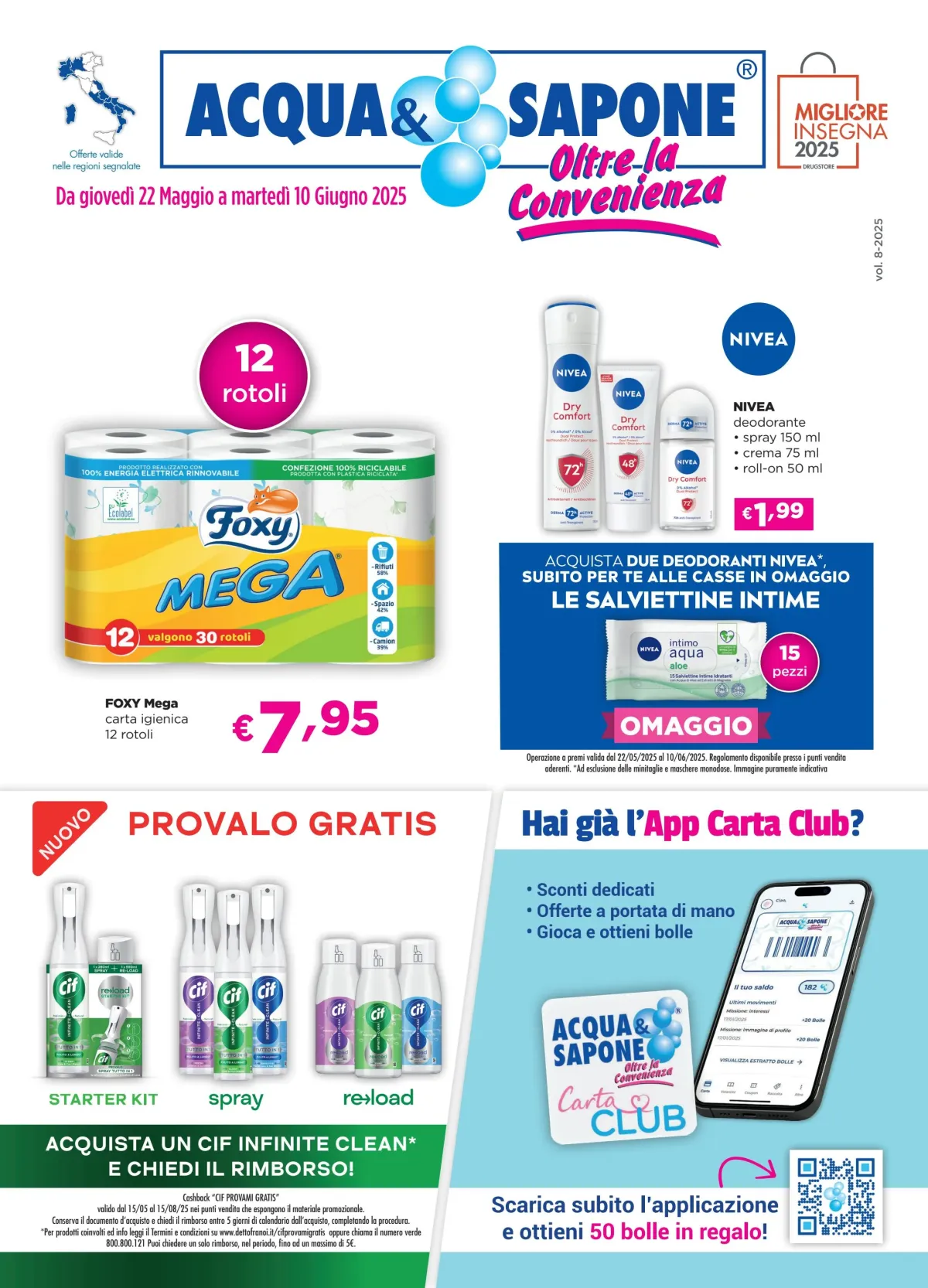 Volantino Acqua e Sapone valido dal 22/05 al 10/06