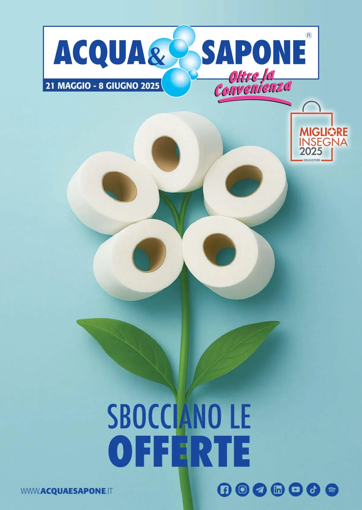 Volantino Acqua e Sapone valido dal 21/05 al 08/06