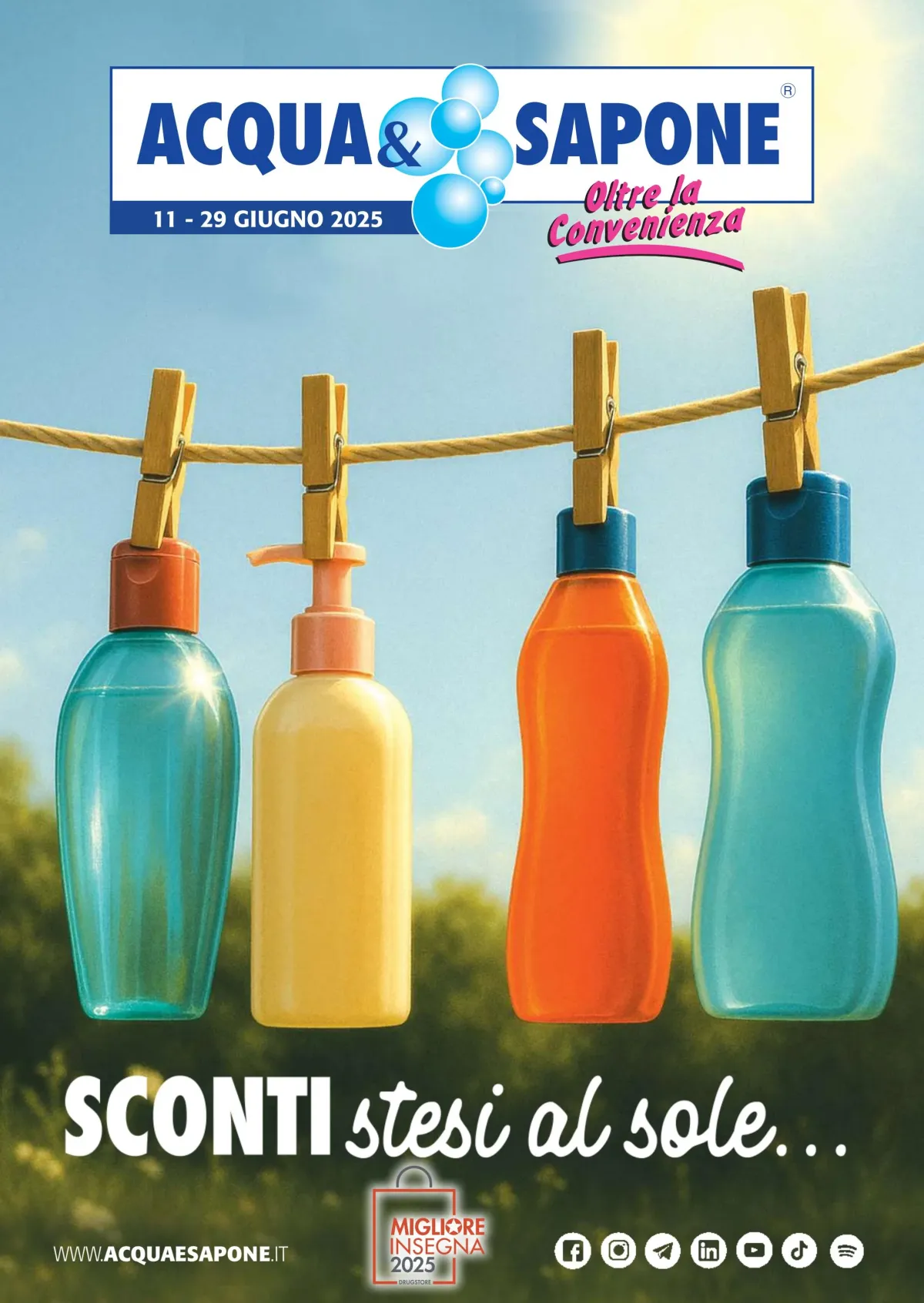 Volantino Acqua e Sapone valido dal 11/06 al 29/06