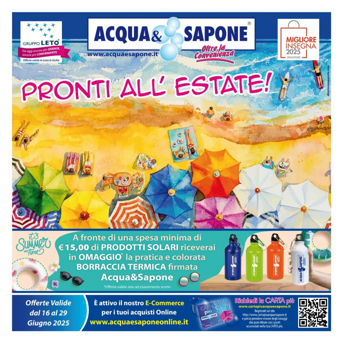 Volantino Acqua e Sapone valido dal 16/06 al 29/06