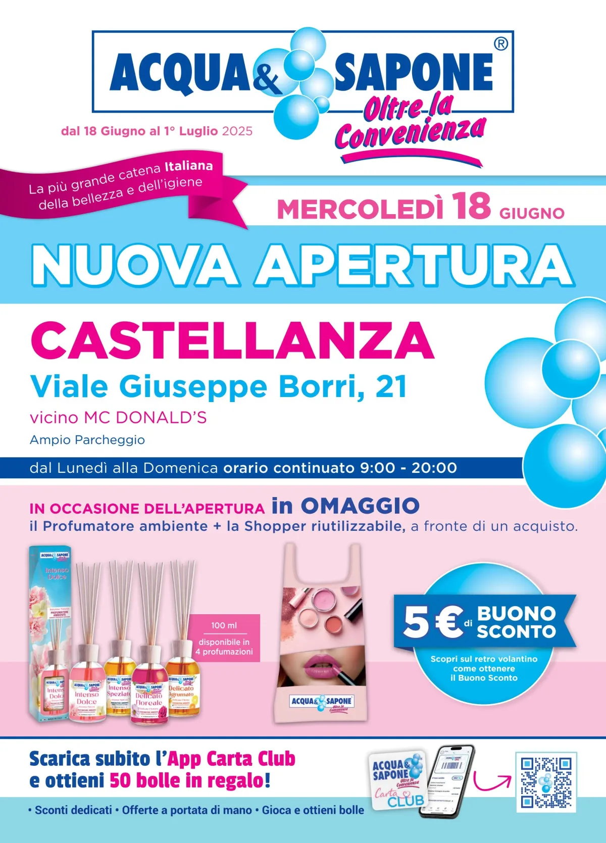 Volantino Acqua e Sapone - Castellanza valido dal 18/06 al 01/07