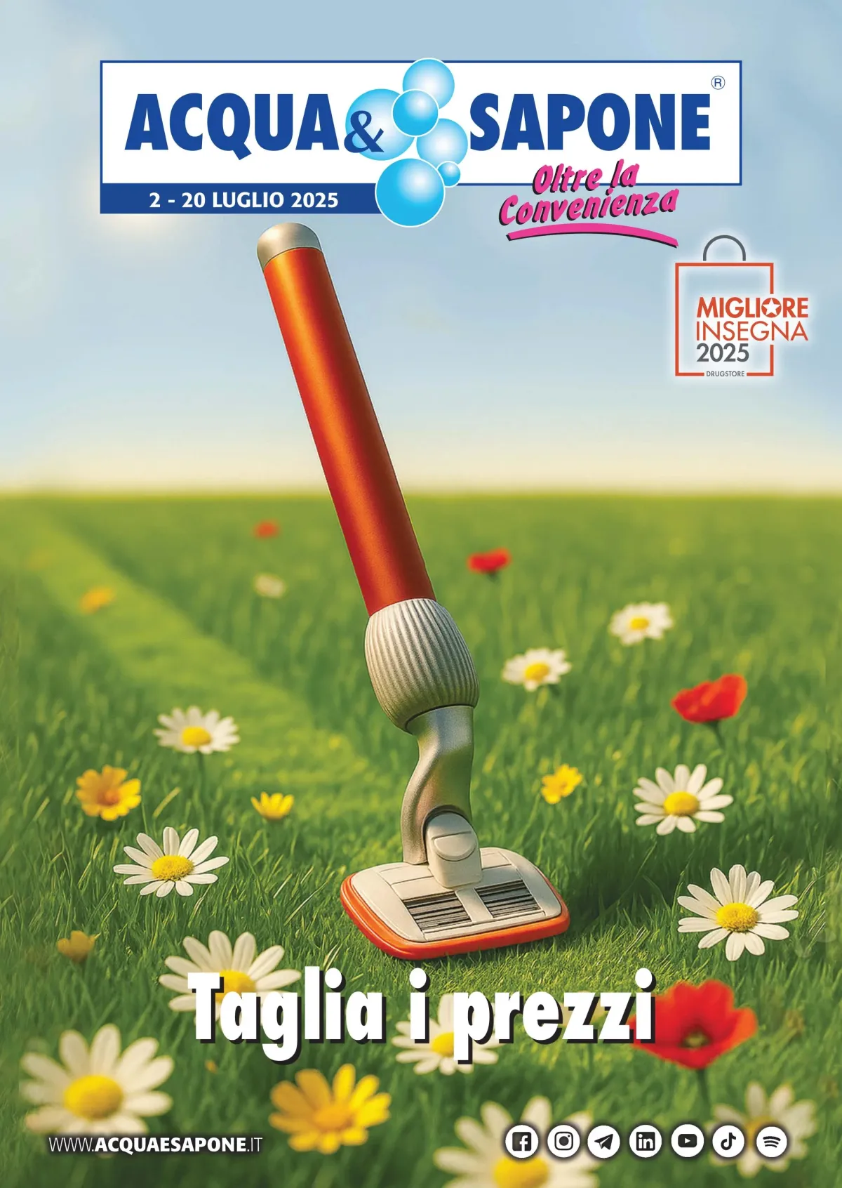 Volantino Acqua e Sapone valido dal 02/07 al 20/07