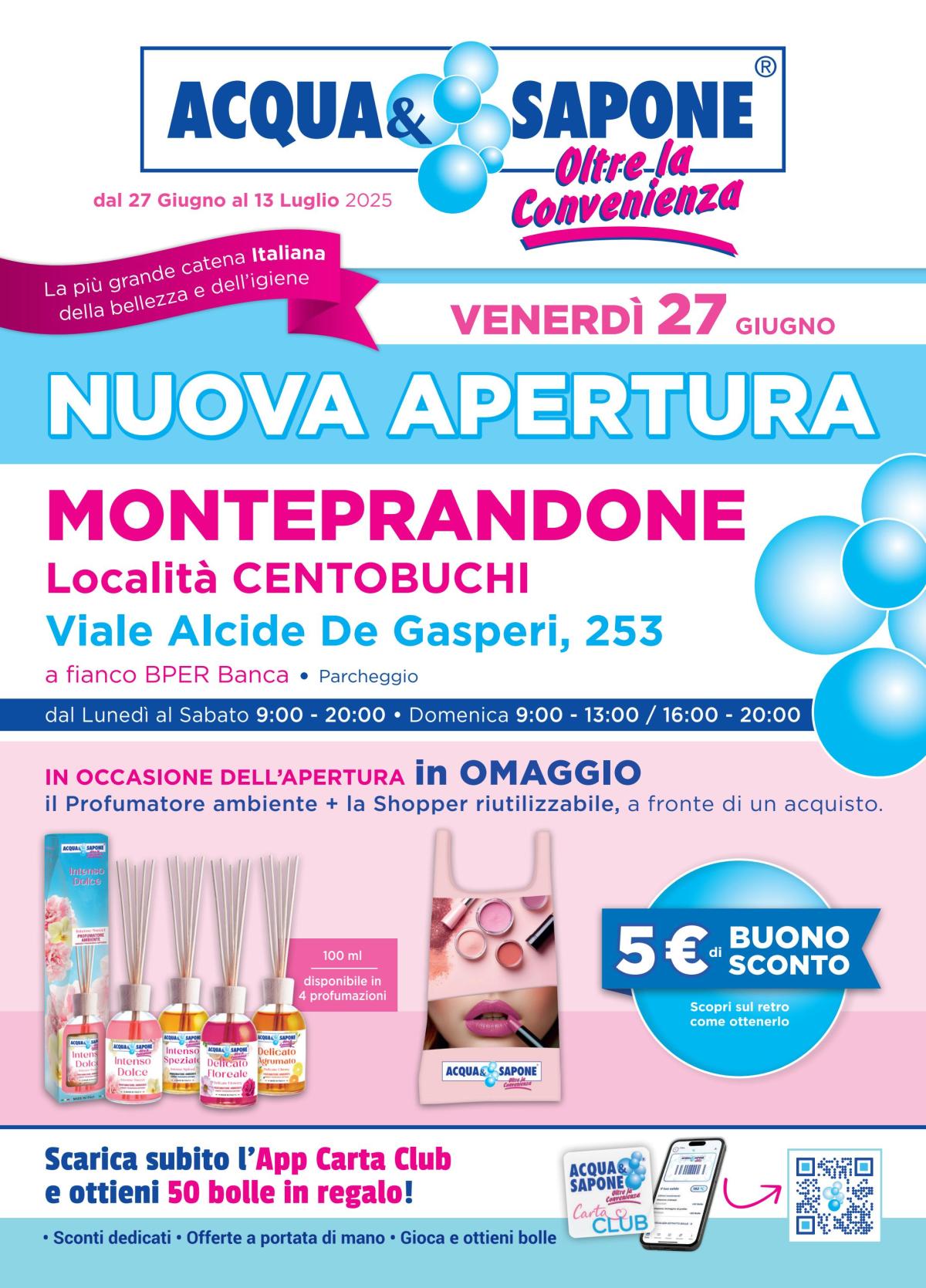 Volantino Acqua e Sapone - Monteprandone valido dal 27/06 al 13/07