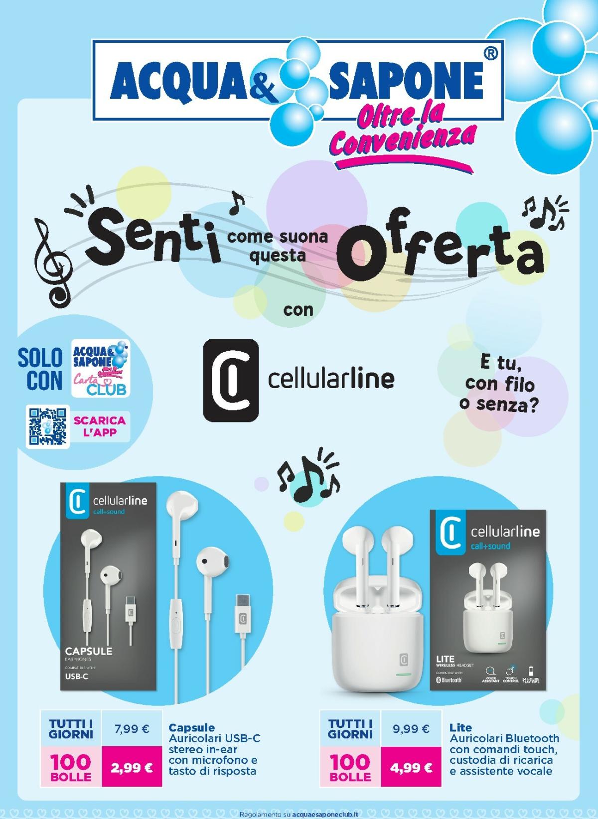 Volantino Acqua e Sapone - Senti oferta valido dal 16/02/2026 al 28/02/2026