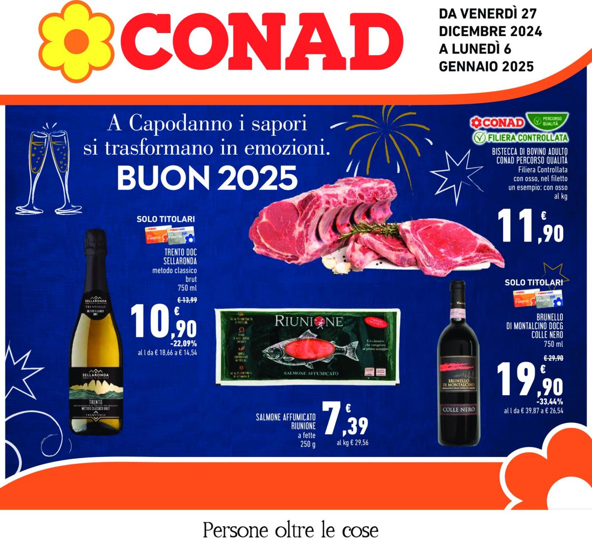 Volantino Conad valido dal 27/12 al 06/01