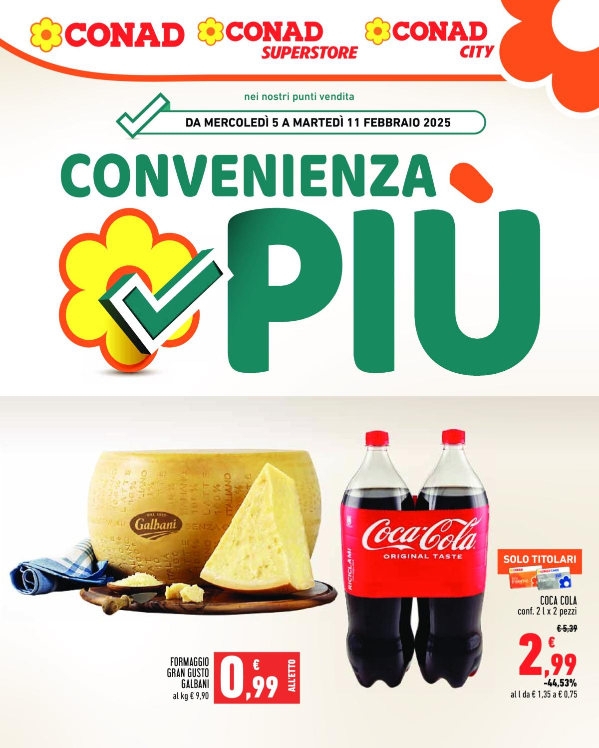 Volantino Conad valido dal 05/02 al 11/02