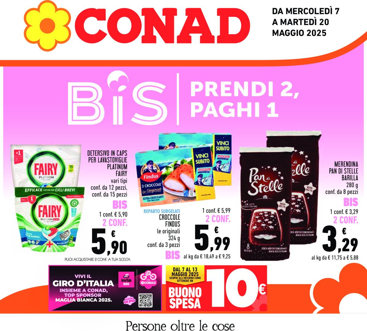 Volantino Conad valido dal 07/05 al 20/05