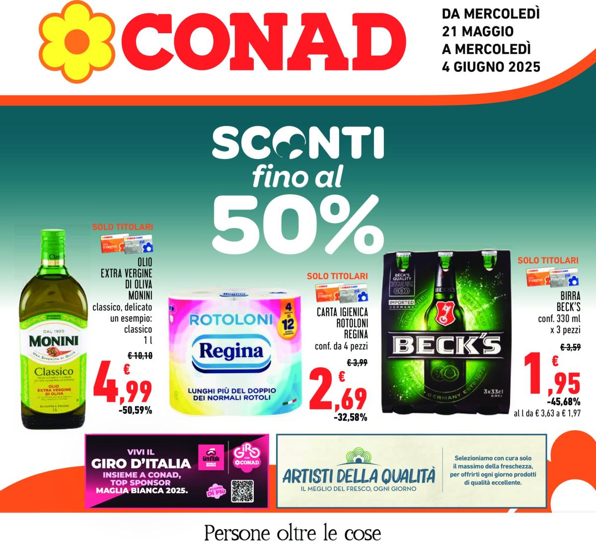 Volantino Conad valido dal 21/05 al 04/06