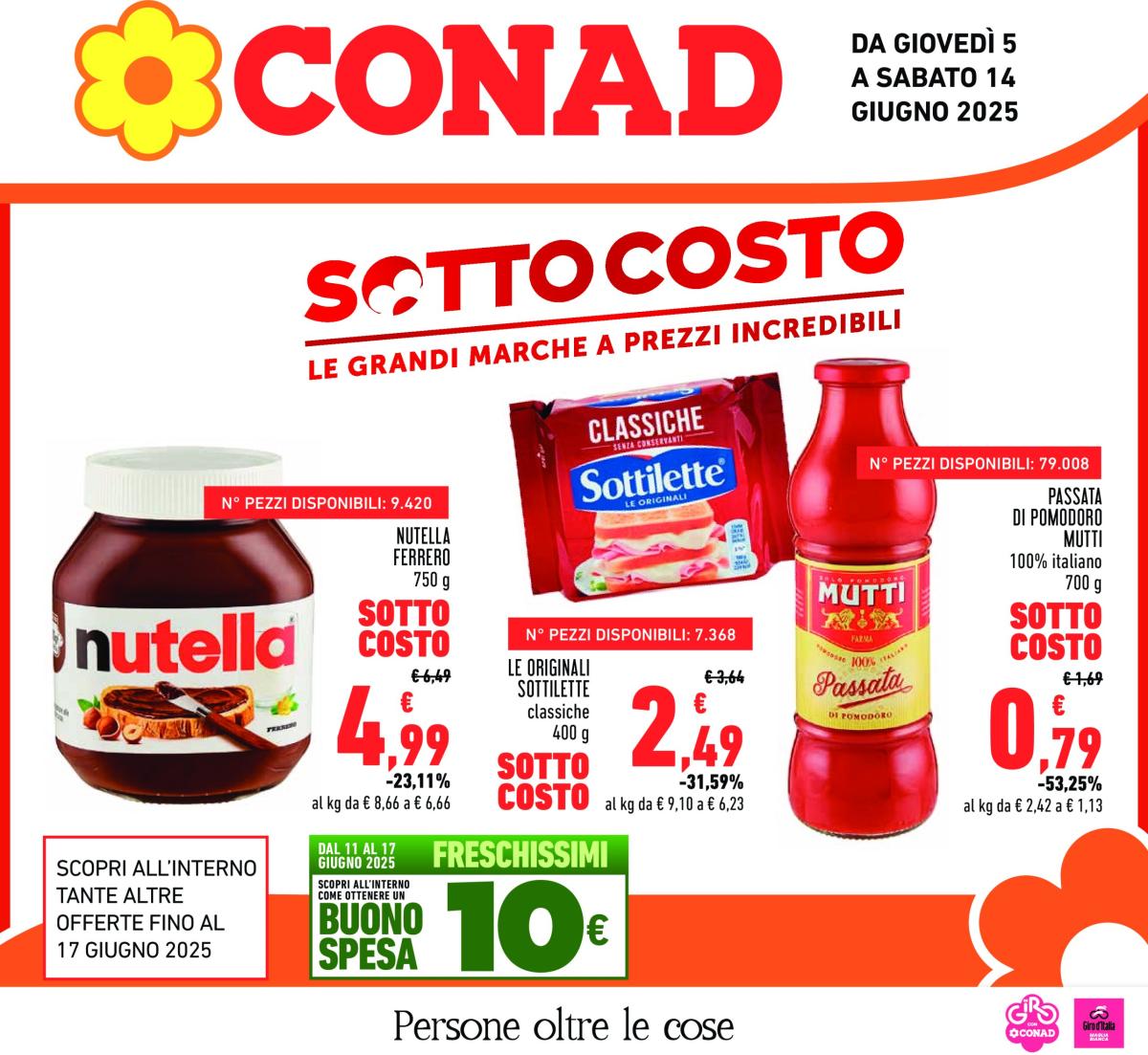Volantino Conad valido dal 05/06 al 14/06
