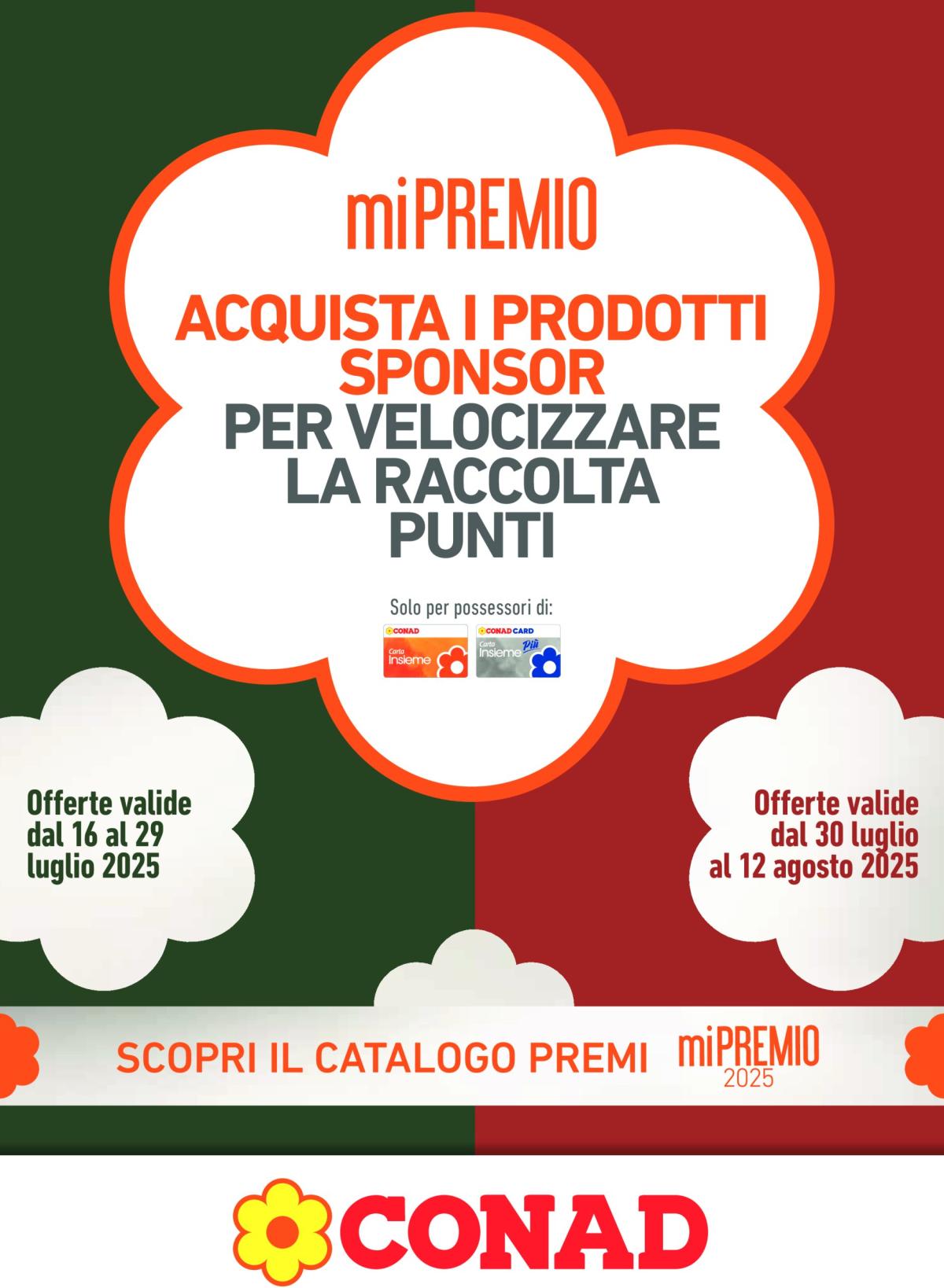Volantino Conad valido dal 16/07 al 12/08