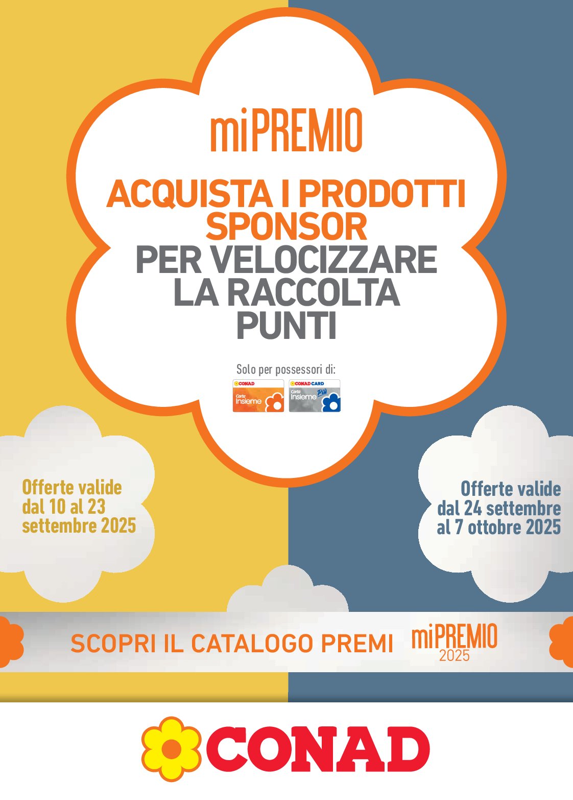 Volantino Conad - miPremio valido dal 10/09 al 07/10
