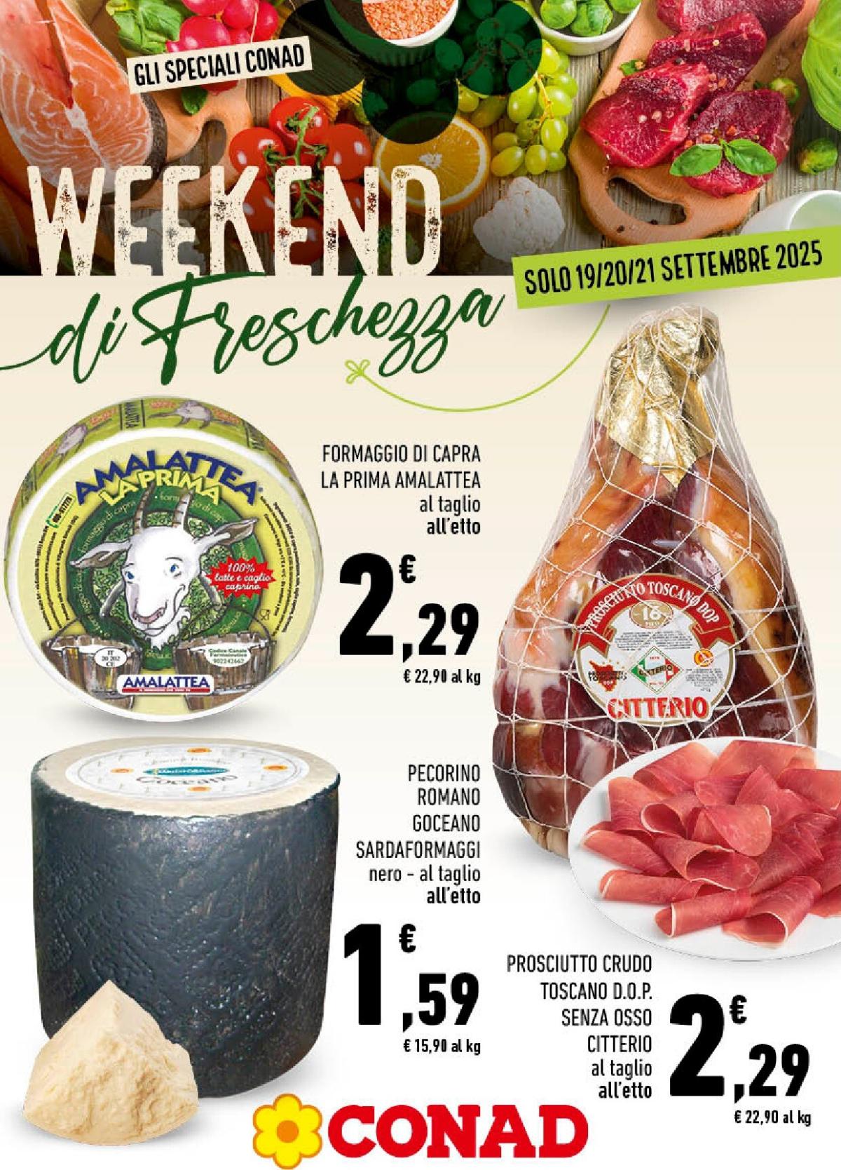 Volantino Conad Superstore - Weekend di Freschezza valido dal 19/09 al 21/09