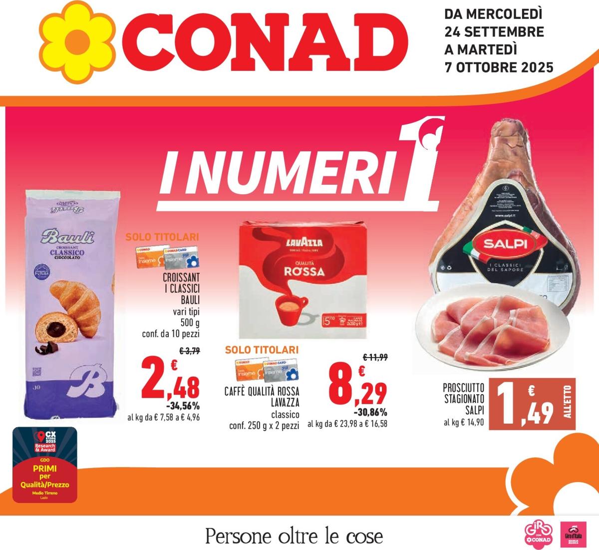 Volantino Conad valido dal 24/09 al 07/10