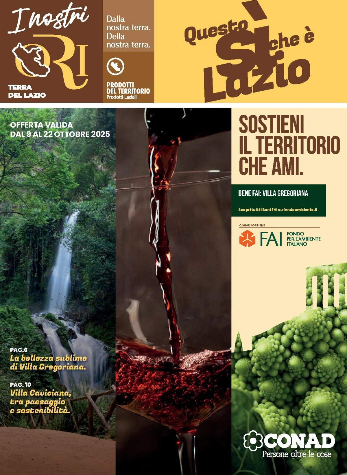 Volantino Conad - Localismo lazio catalogo valido dal 09/10 al 22/10