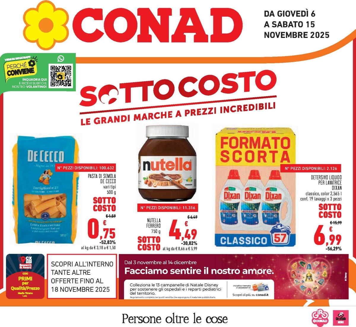 Volantino Conad valido dal 06/11 al 15/11