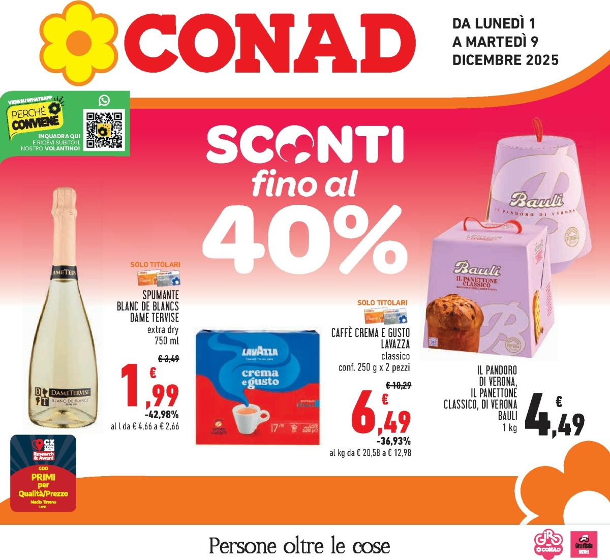 Volantino Conad valido dal 01/12 al 09/12