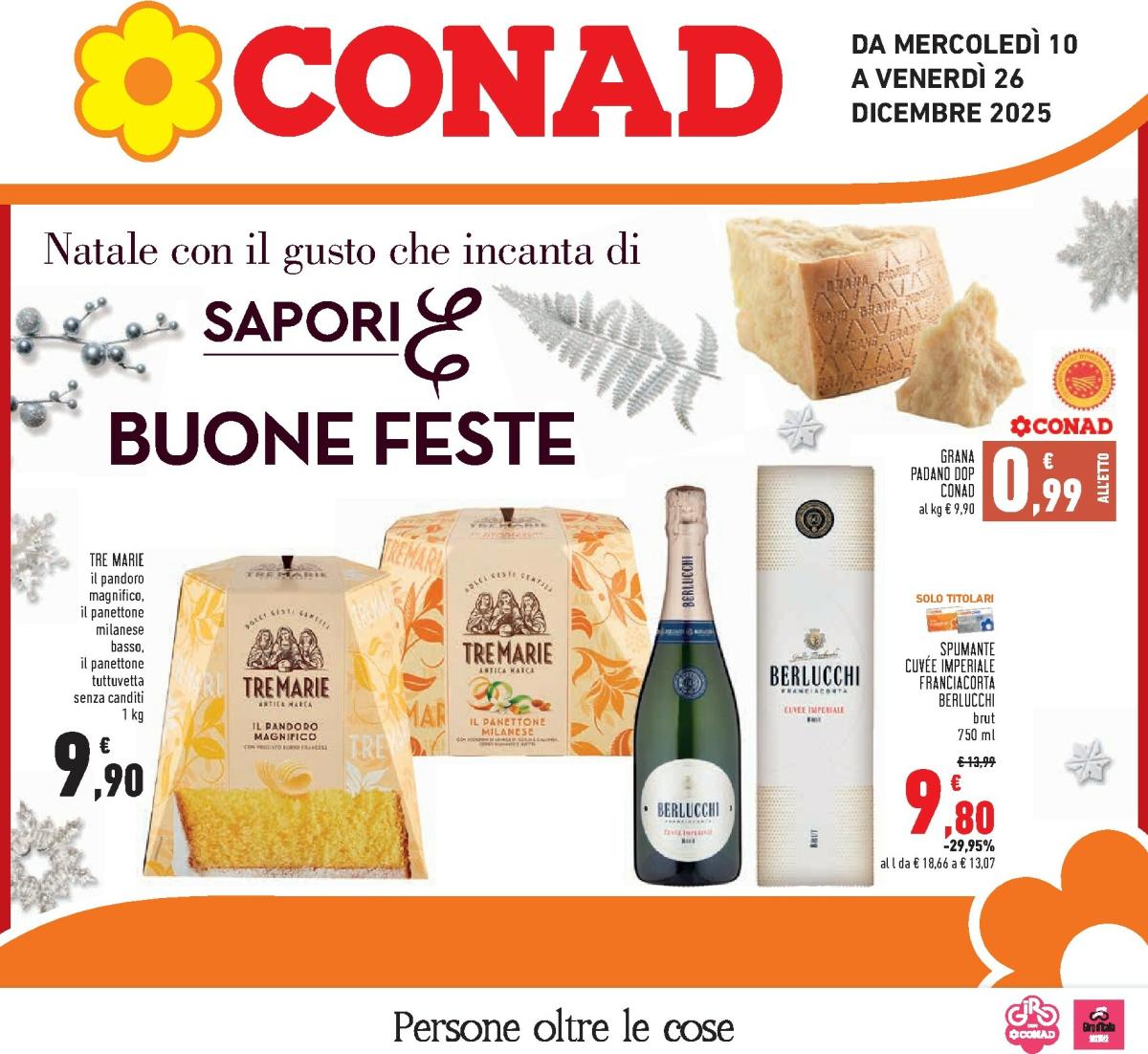 Volantino Conad valido dal 10/12 al 26/12
