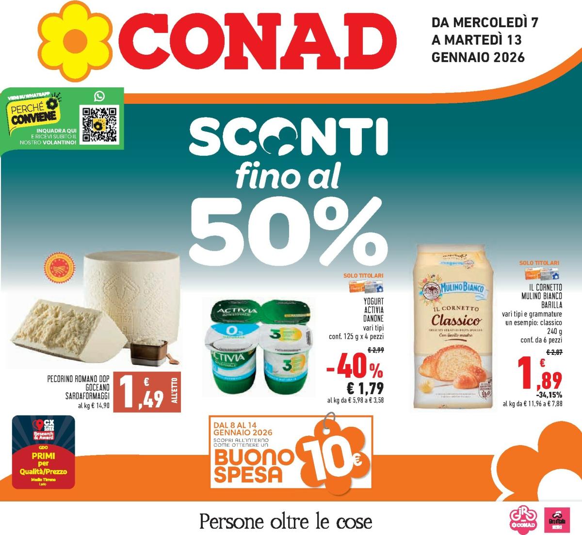 Volantino Conad valido dal 07/01 al 13/01