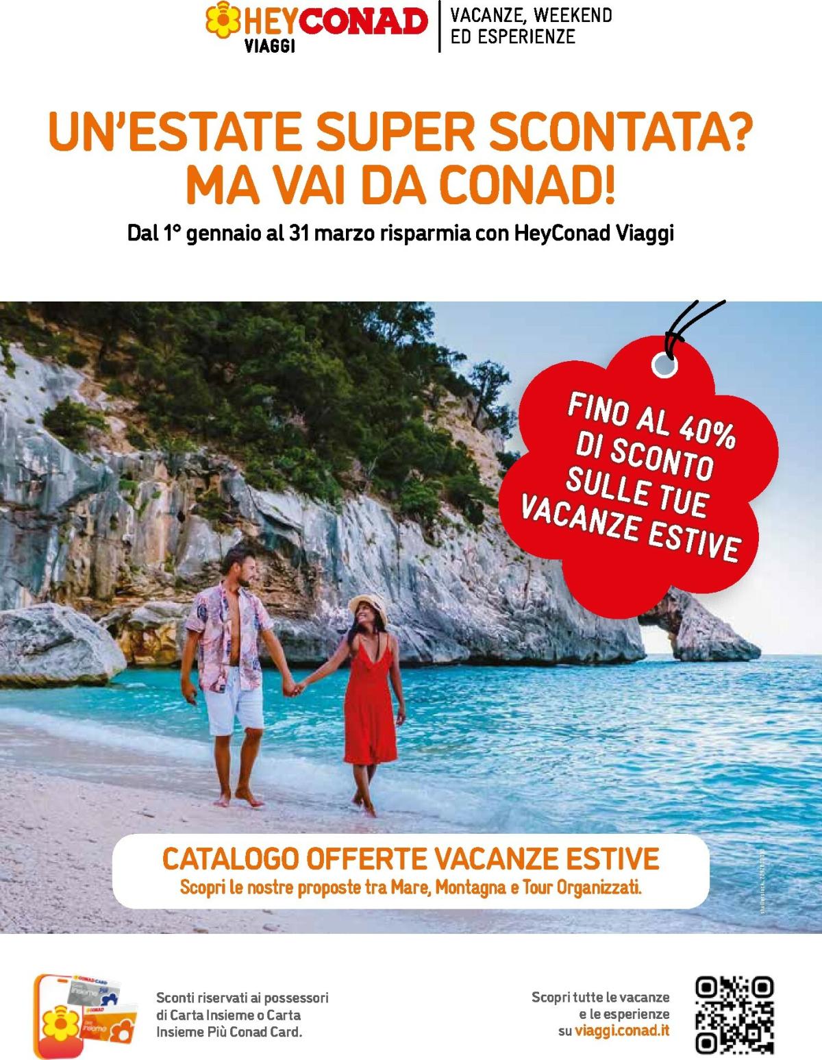 Volantino Conad - Viaggi valido dal 01/01/2026 al 31/03/2026