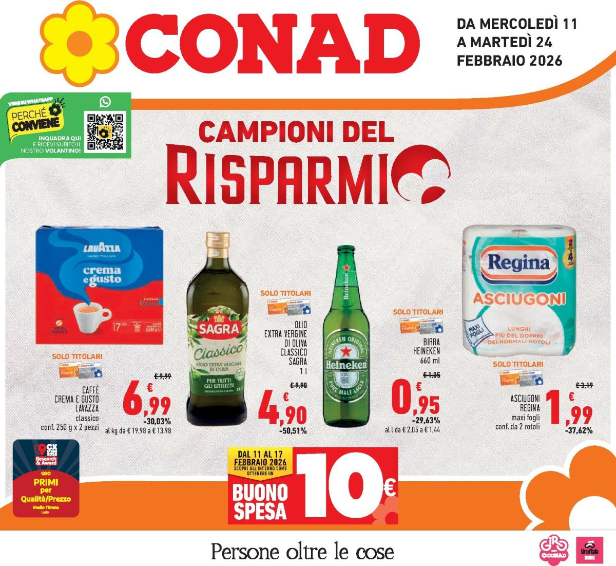Volantino Conad valido dal 11/02/2026 al 24/02/2026