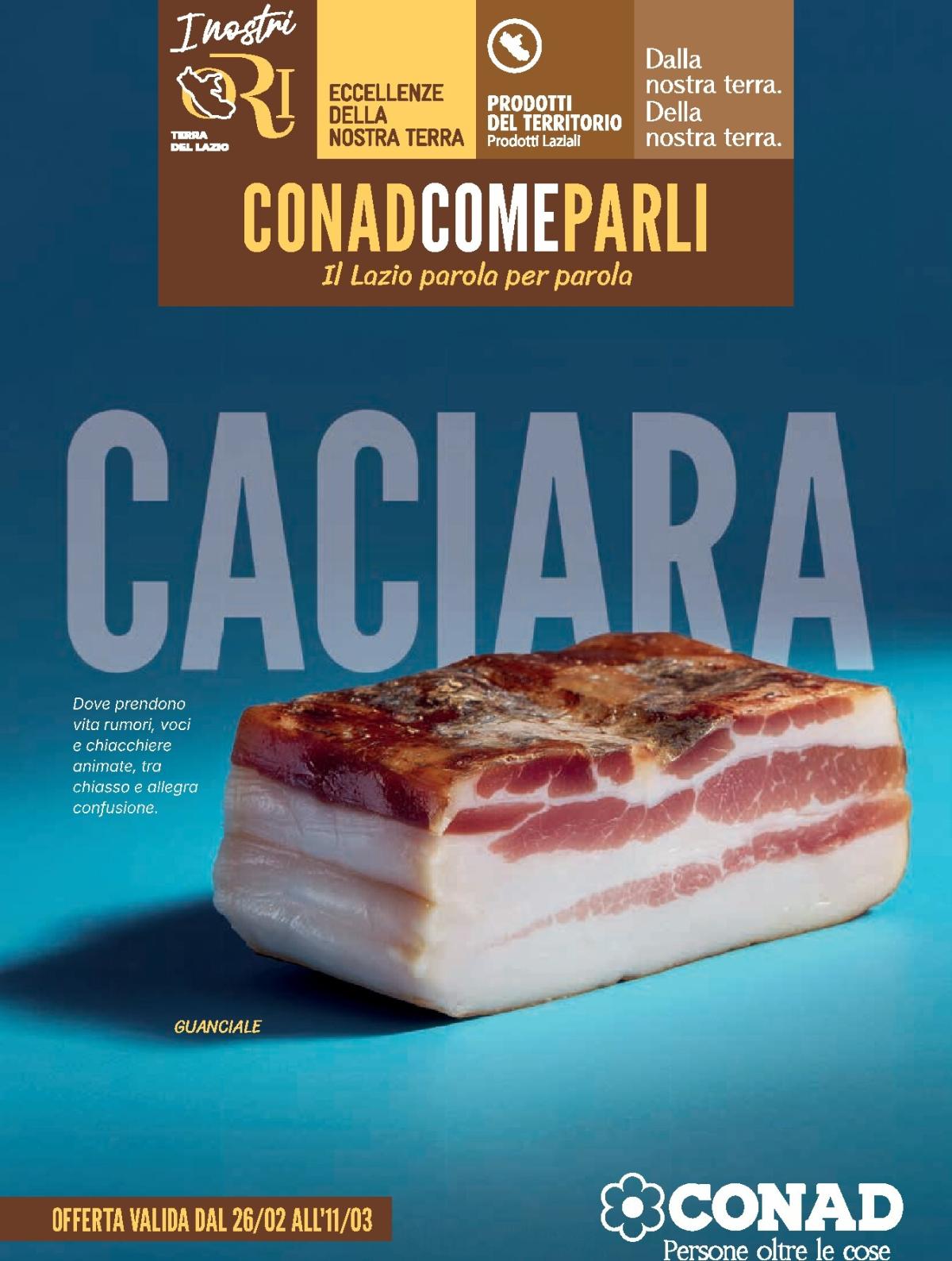 Volantino Conad - Caciara valido dal 26/02/2026 al 11/03/2026