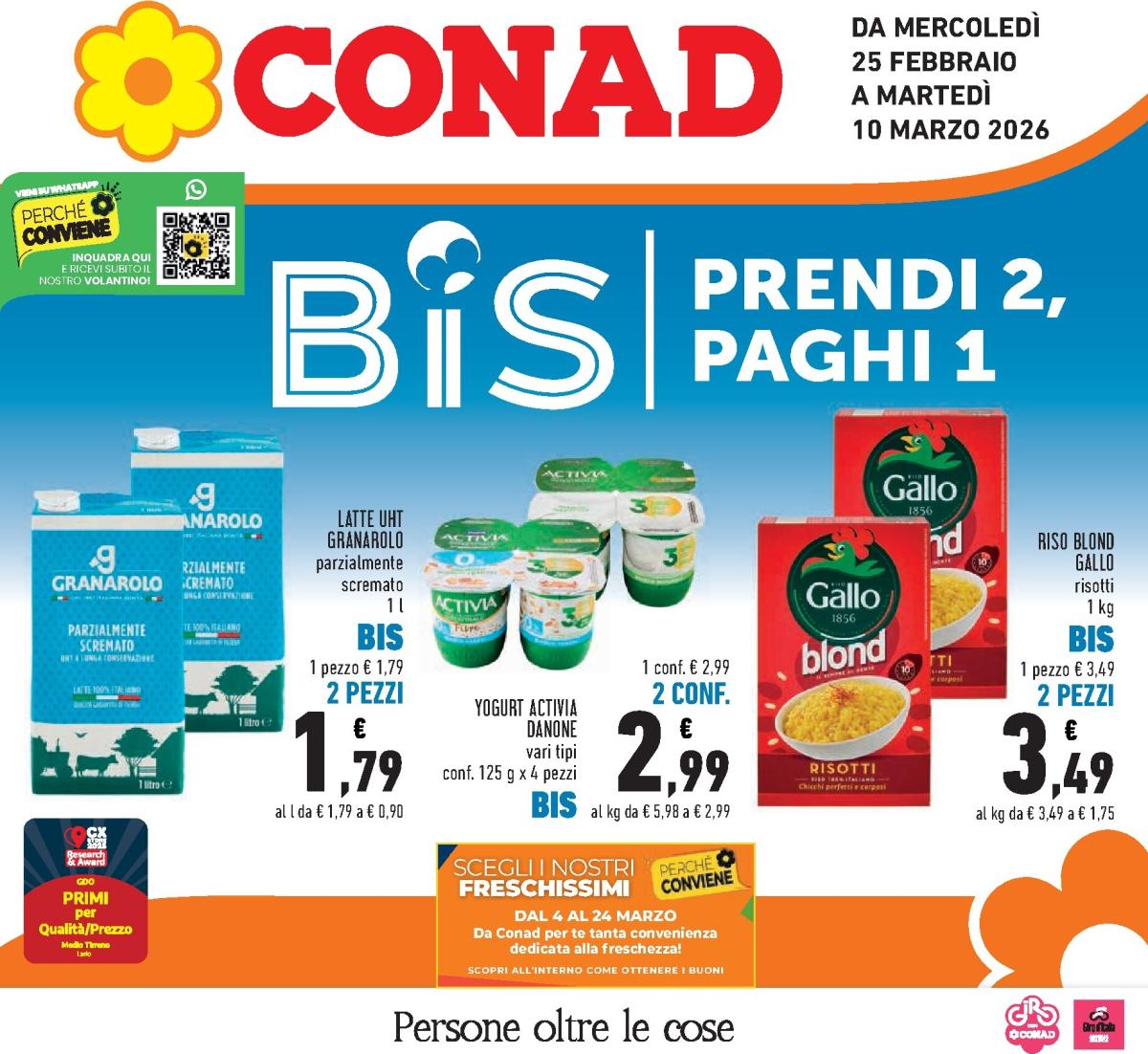 Volantino Conad valido dal 25/02/2026 al 10/03/2026