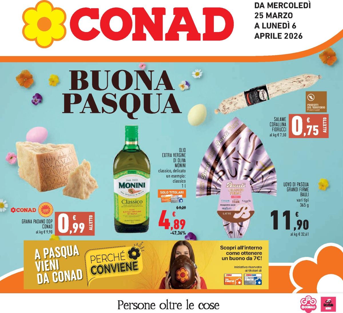Volantino Conad valido dal 25/03/2026 al 06/04/2026