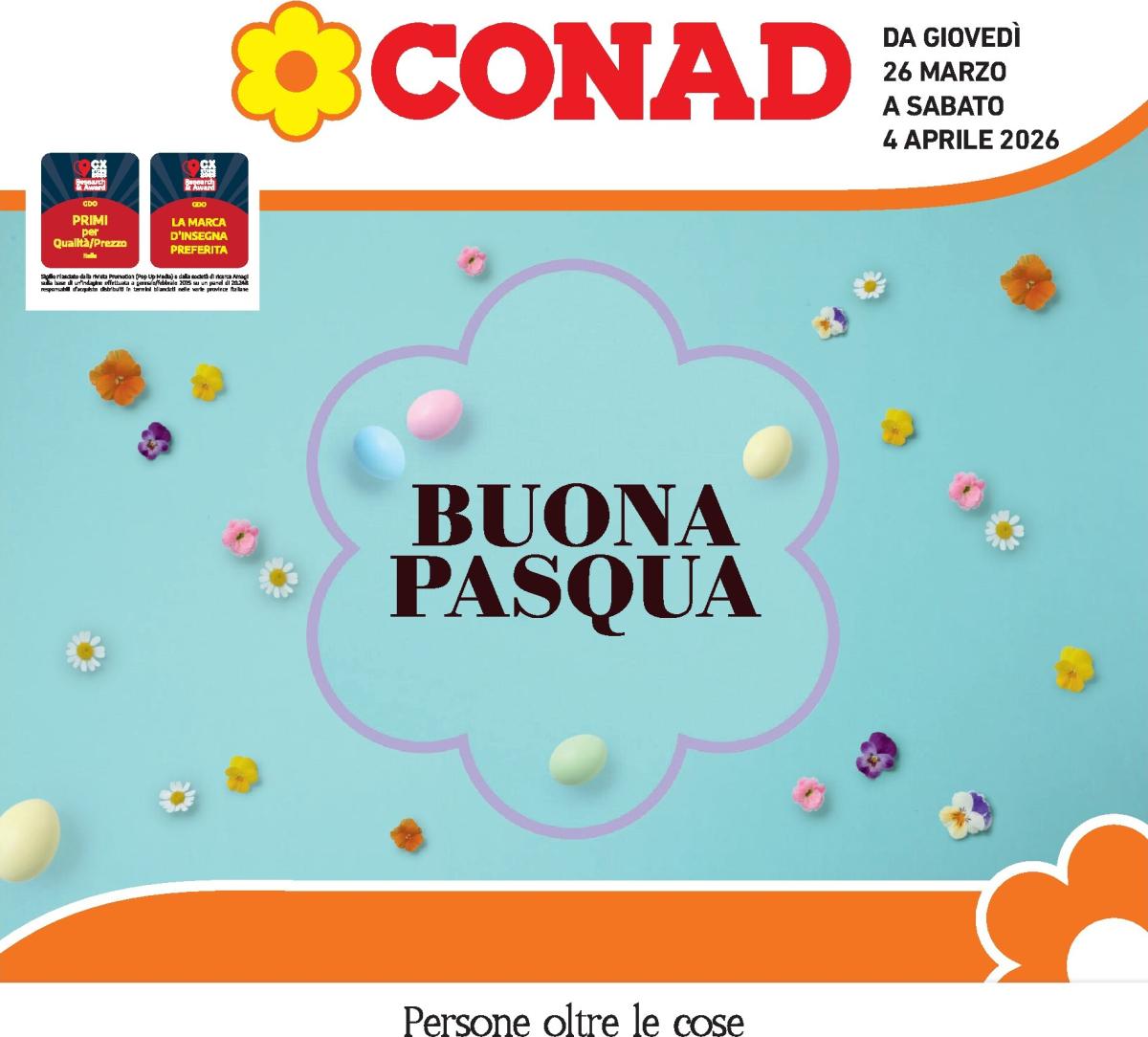 Volantino Conad valido dal 26/03/2026 al 04/04/2026